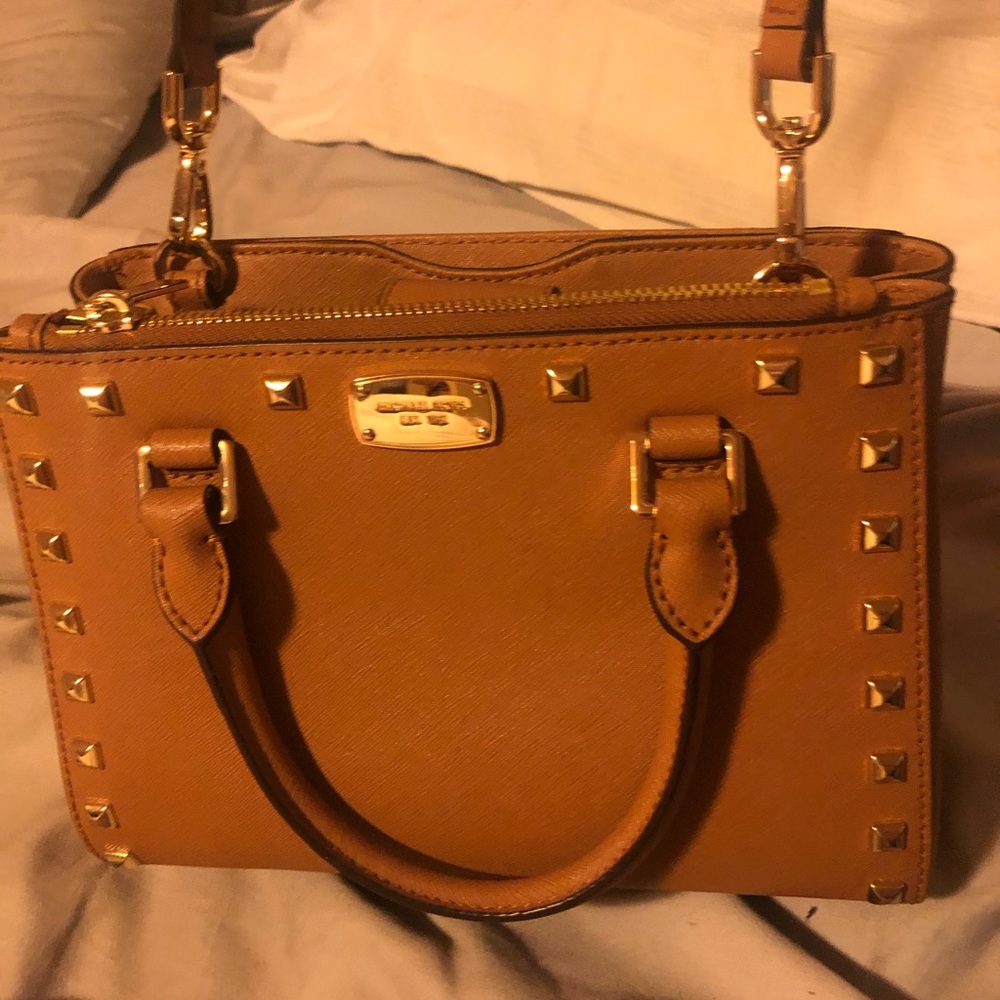Michael Kors studded crossbody purse